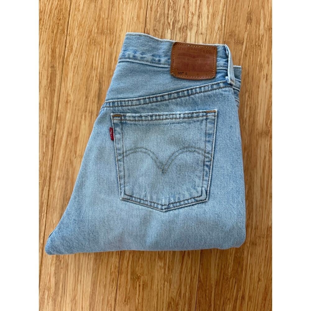 Levi’s 501 S Skinny Jeans Button Fly Light Wash Women’s 29